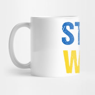 Stop War (Ukrainian flag colors) Mug
